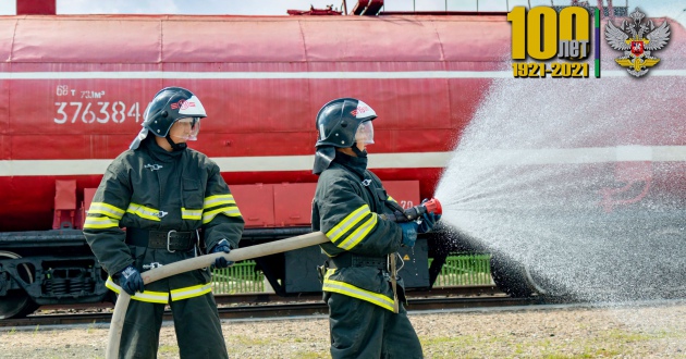 В июле 2019 года пожарные поезда ФГП ВО ЖДТ России 35 раз выезжали на пожары