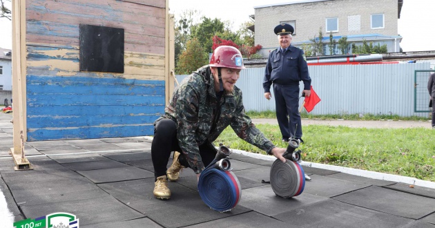 Отборочные соревнования Восьмого чемпионата Росжелдора по пожарно-спасательному спорту в Калининграде