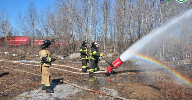 Участие в первом учебно-методическом сборе по подготовке к пожароопасному сезону