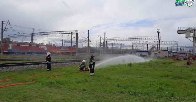 Аттестация пожарных поездов филиала ФГП ВО ЖДТ России на Северной железной дороге