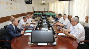 Проведена рабочая встреча с заместителем начальника Департамента охраны труда, промышленной безопасности и экологического контроля ОАО «РЖД» А.А. Шараповым