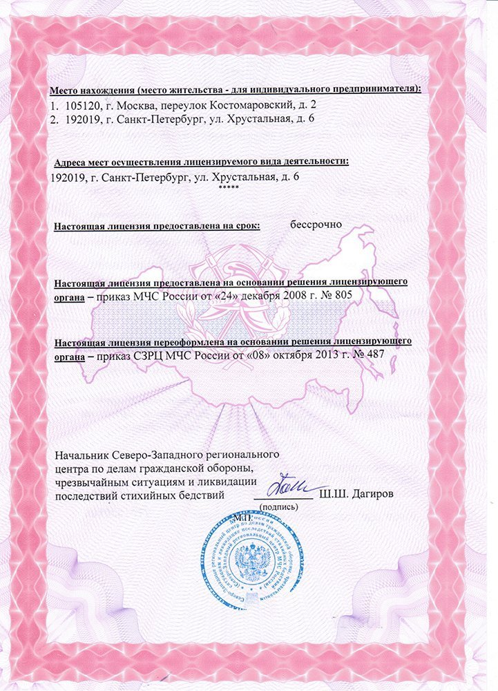 Лицензии