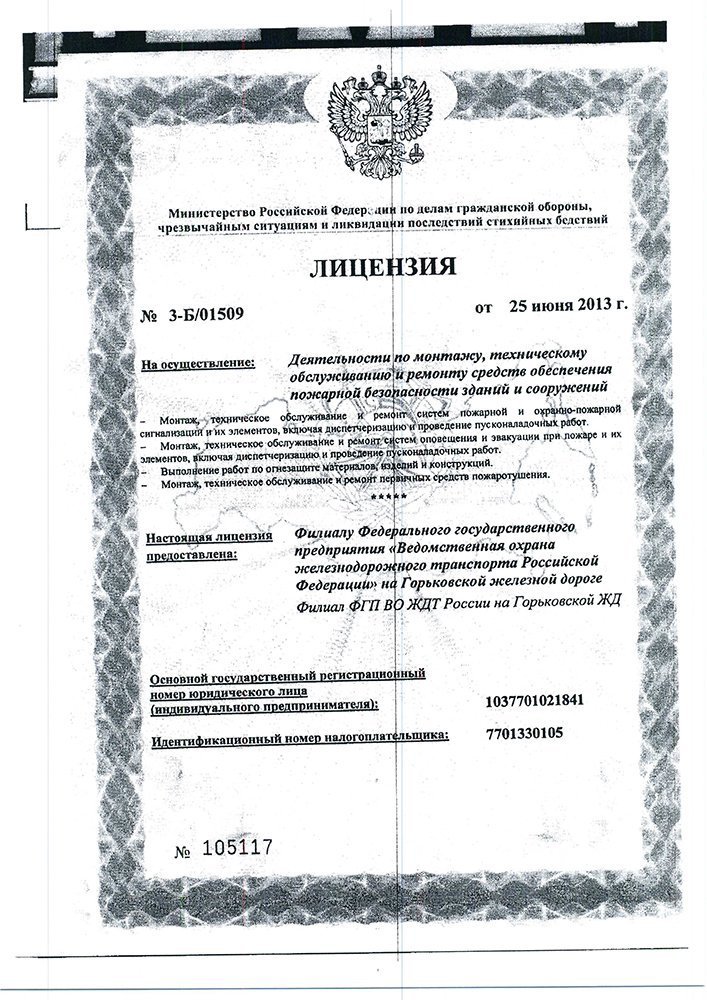 Лицензии