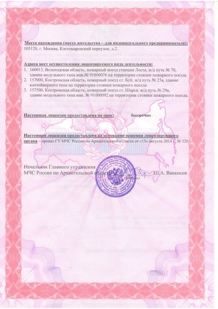 Лицензии