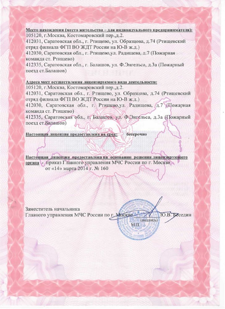 Лицензии