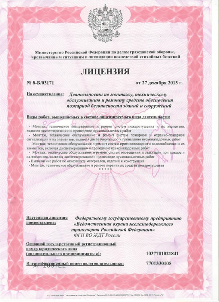 Лицензии