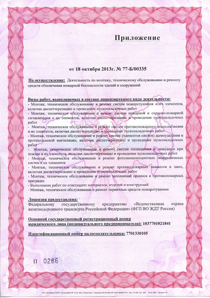 Лицензии