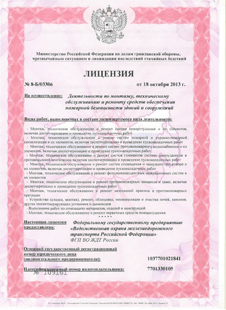 Лицензии