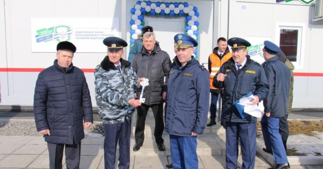Открытие нового служебного помещения для личного состава пожарного поезда станции Уяр