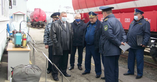 Заместитель генерального директора В.П.Аксютин с рабочим визитом посетил филиал ведомственной охраны на Горьковской ж.д.