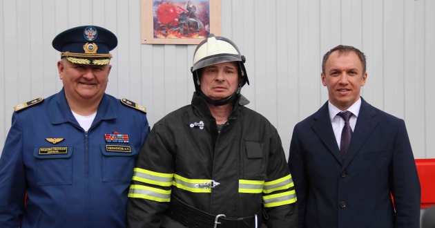 Открытие нового здания пожарного поезда Москва-товарная-Смоленская филиала ФГП ВО ЖДТ России на Московской ж.д.