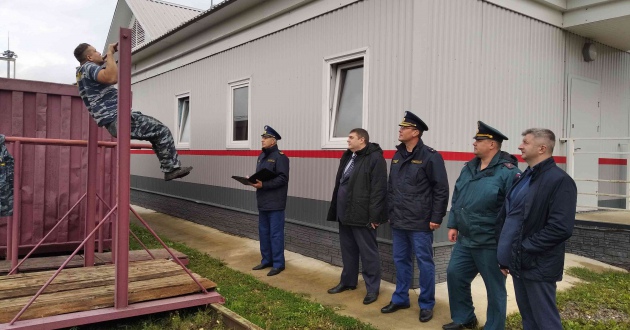 Аттестация пожарных поездов филиала ФГП ВО ЖДТ России на Северной железной дороге