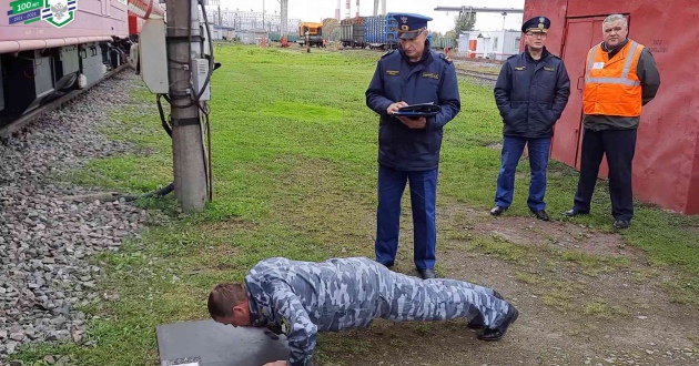 Аттестация пожарных поездов филиала ФГП ВО ЖДТ России на Северной железной дороге