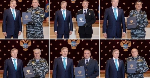 Министр транспорта В.Г.Савельев вручил награды работникам ФГП ВО ЖДТ России