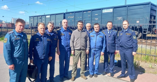 Награждение пожарных филиала ФГП ВО ЖДТ России на Юго-Восточной железной дороге