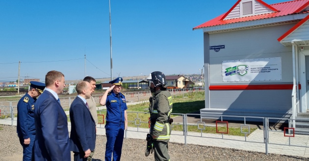 Рабочая поездка заместителя генерального директора – главного пожарного инспектора на железнодорожном транспорте Р.А.Черепанова в филиал ФГП ВО ЖДТ России на Красноярской ж.д.