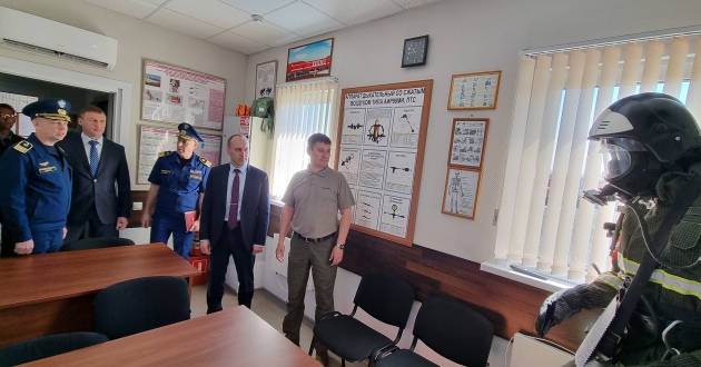 Рабочая поездка заместителя генерального директора – главного пожарного инспектора на железнодорожном транспорте Р.А.Черепанова в филиал ФГП ВО ЖДТ России на Красноярской ж.д.