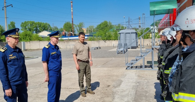 Рабочая поездка заместителя генерального директора – главного пожарного инспектора на железнодорожном транспорте Р.А.Черепанова в филиал ФГП ВО ЖДТ России на Красноярской ж.д.
