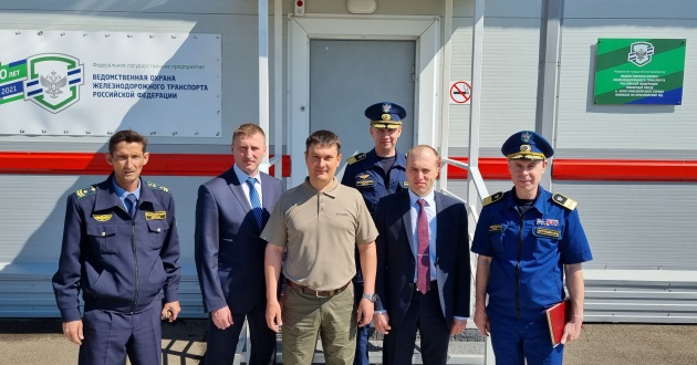 Рабочая поездка заместителя генерального директора – главного пожарного инспектора на железнодорожном транспорте Р.А.Черепанова в филиал ФГП ВО ЖДТ России на Красноярской ж.д.