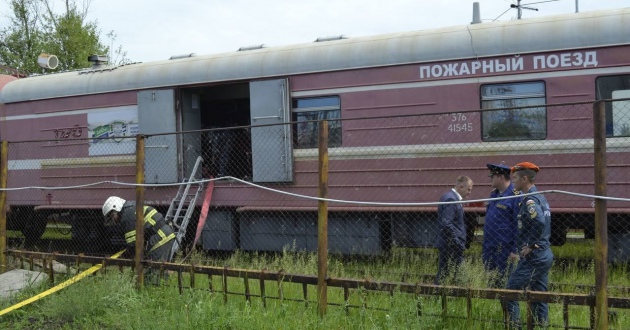 Пожарно-тактические учения на Забайкальской железной дороге