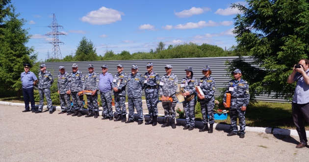 Соревнования по служебному собаководству в филиале ФГП ВО ЖДТ России на Северной ж.д.