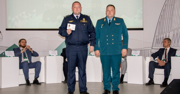 Пожарные ведомственной охраны железнодорожного транспорта Российской Федерации награждены медалями МЧС России