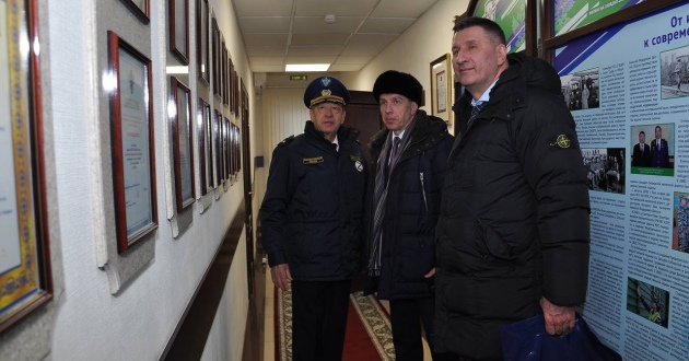 Руководитель Главного управления на транспорте МВД России О.В.Калинкин посетил филиал ФГП ВО ЖДТ России на Западно-Сибирской железной дороге