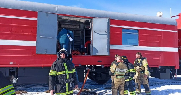 Командно-штабные учения по борьбе с паводком и ландшафтными пожарами в филиале ФГП ВО ЖДТ России на Западно-Сибирской железной дороге