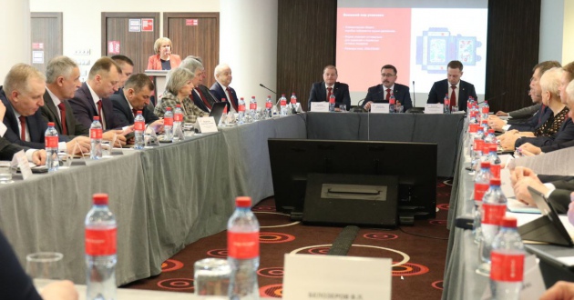 Председатель МОО-ОППО работников ФГП ВО ЖДТ России РОСПРОФЖЕЛ Н.Н. Несмашный принял участие в заседании Президиума и V Пленуме ЦК РОСПРОФЖЕЛ