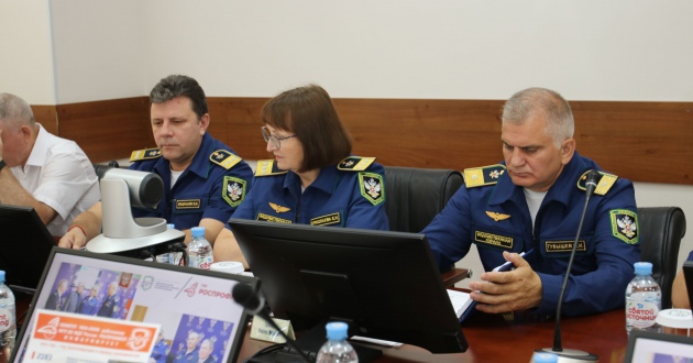 Совместное расширенное заседание по подведению итогов выполнения Коллективного договора ФГП ВО ЖДТ России за первое полугодие 2023 года